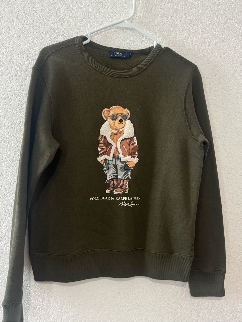 Vintage polo bear sweatshirt